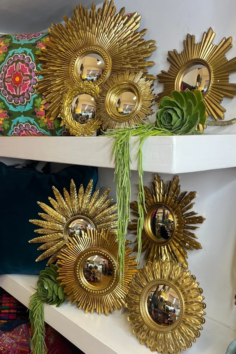 Feather Sunburst Mirror