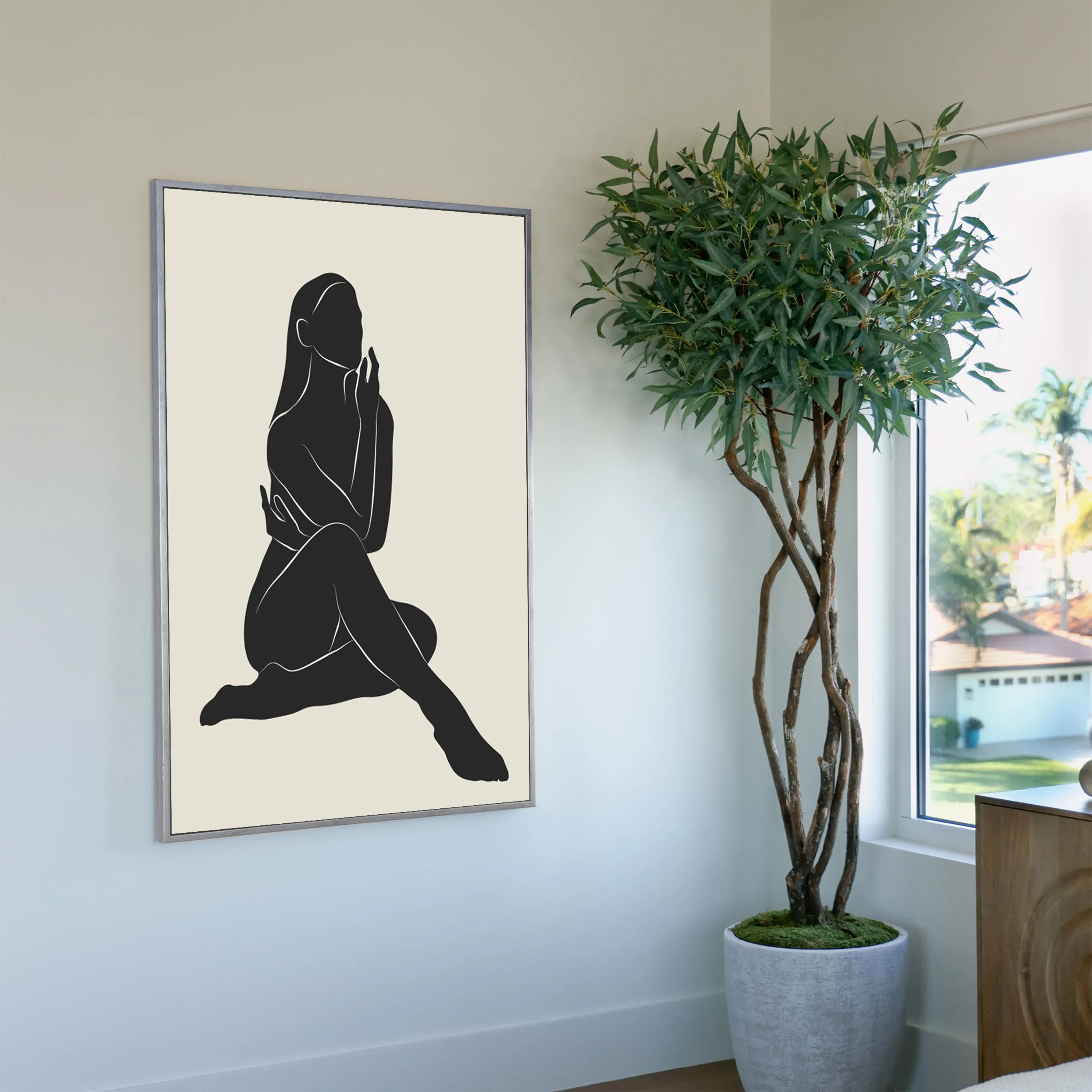 Figure in Thought Custom Art