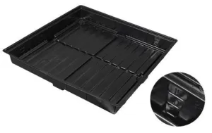 Flo-n-Gro Easy Clean Tray - 4 ft x 6 ft OD - Black