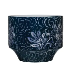 Floral Stoneware Planter