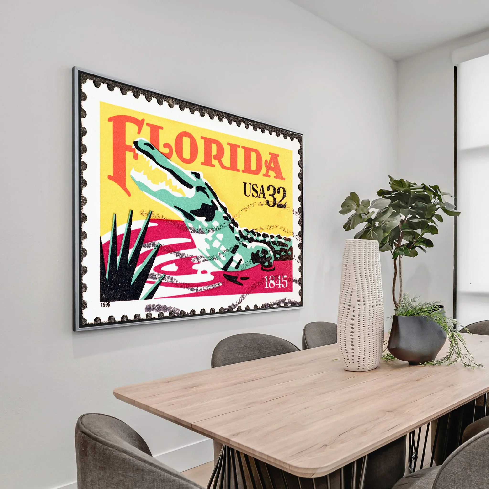 Florida Stamp Custom Art
