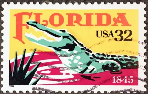 Florida Stamp Custom Art