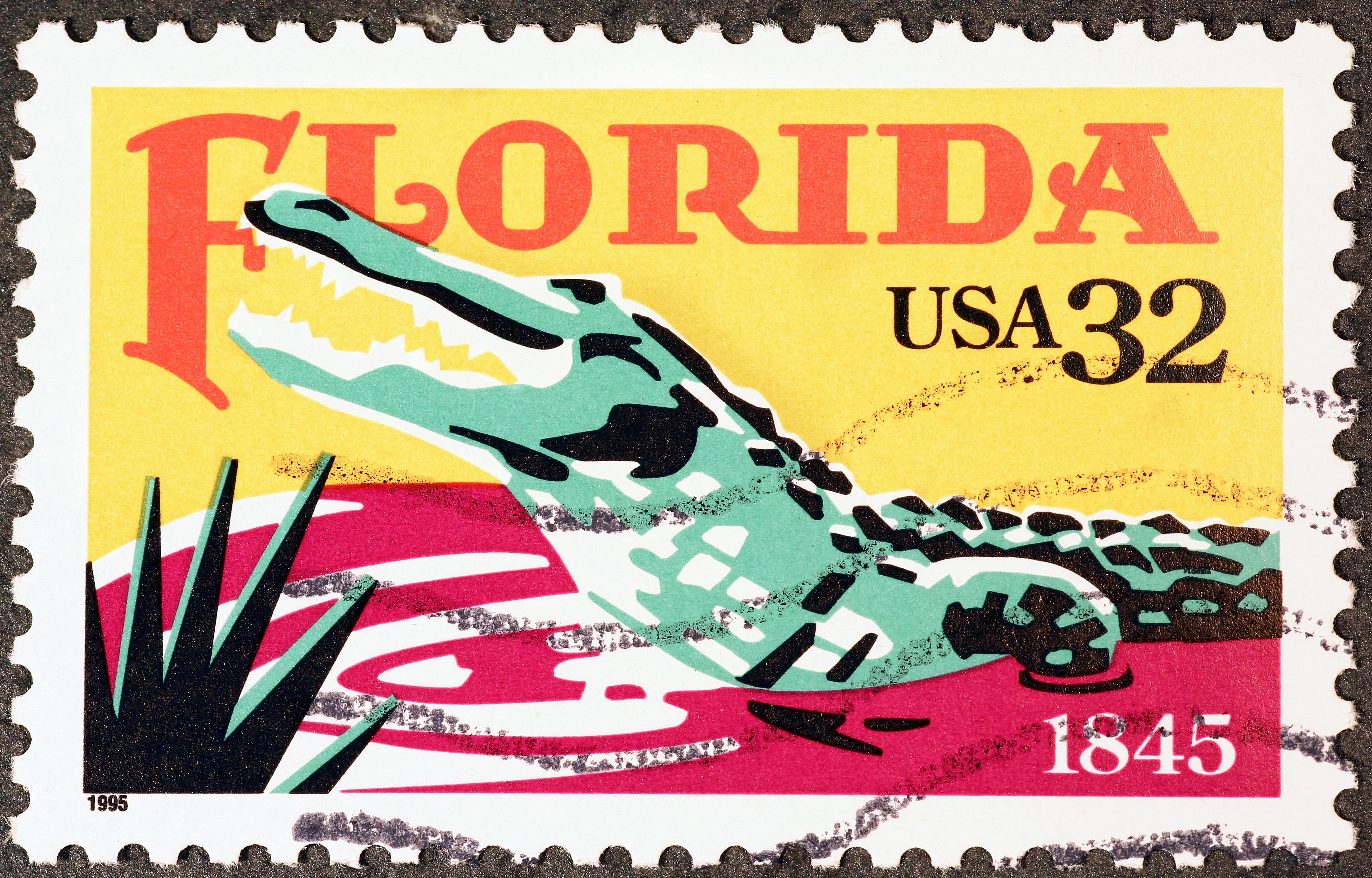 Florida Stamp Custom Art
