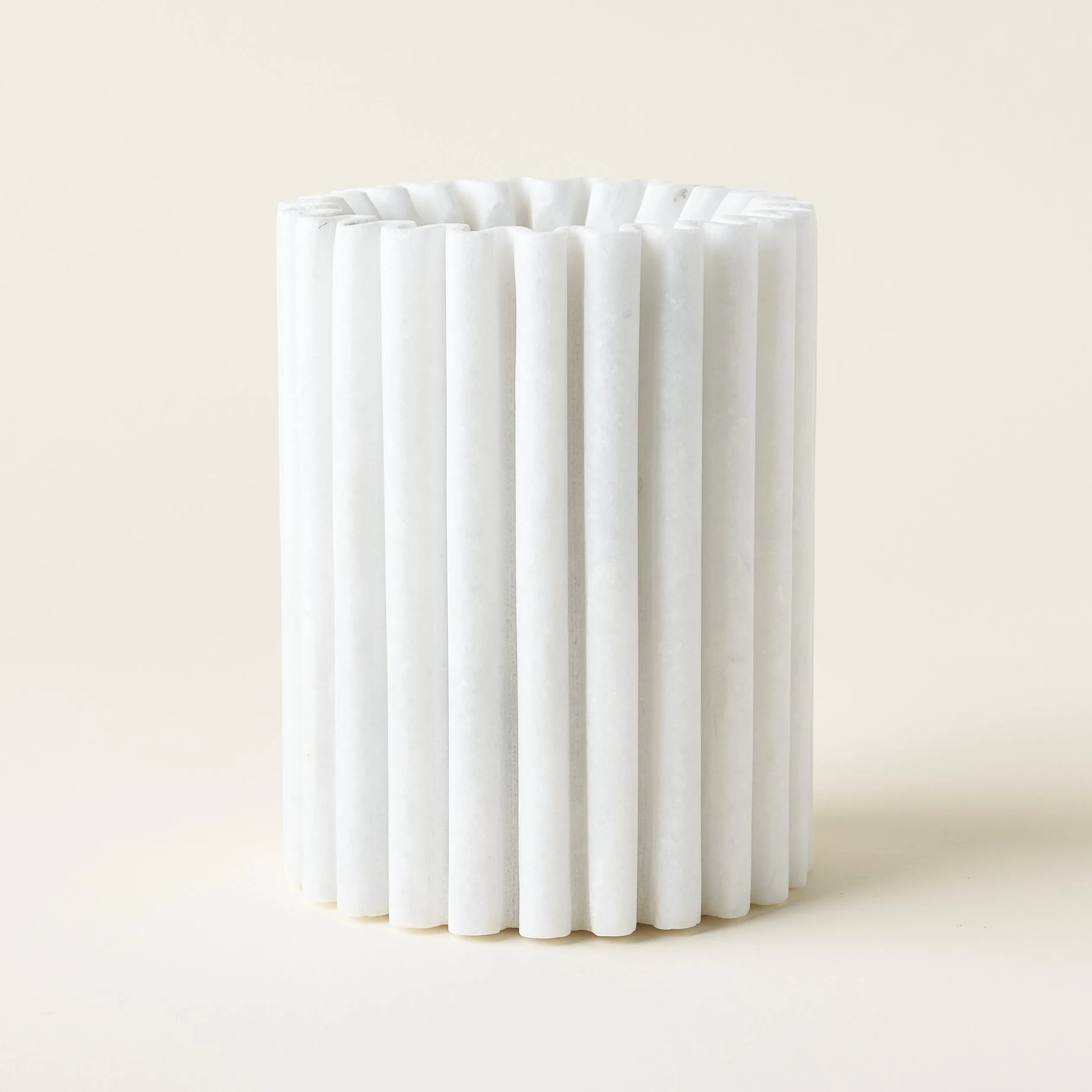 Fluted Marble Wine Cooler