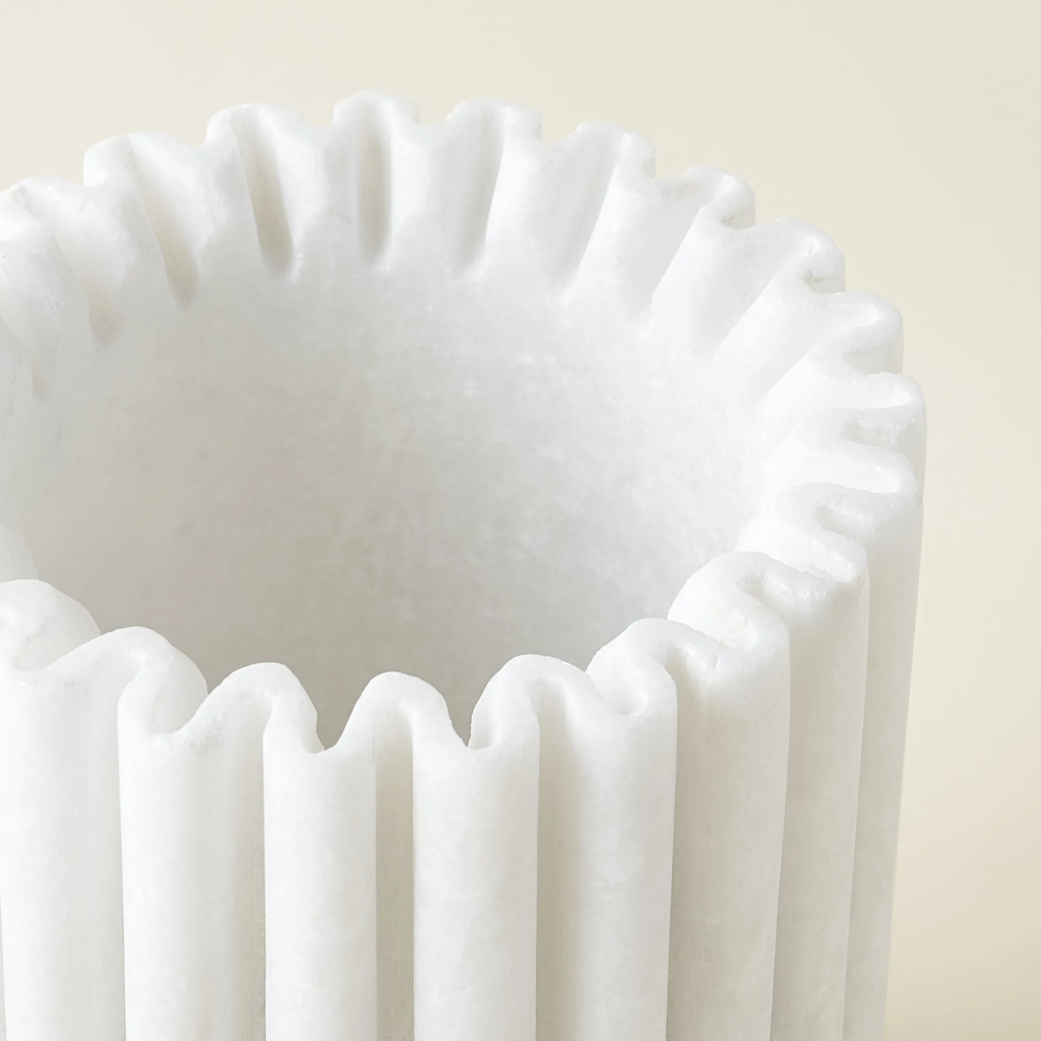 Fluted Marble Wine Cooler