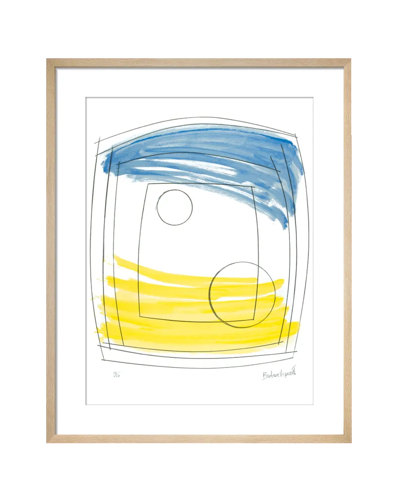 Framed Moon Play by Barbara Hepworth Print