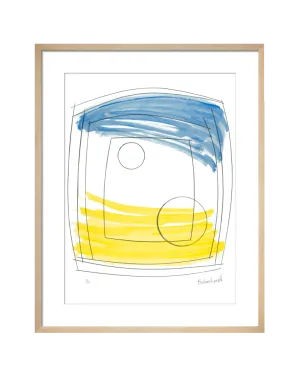 Framed Moon Play by Barbara Hepworth Print