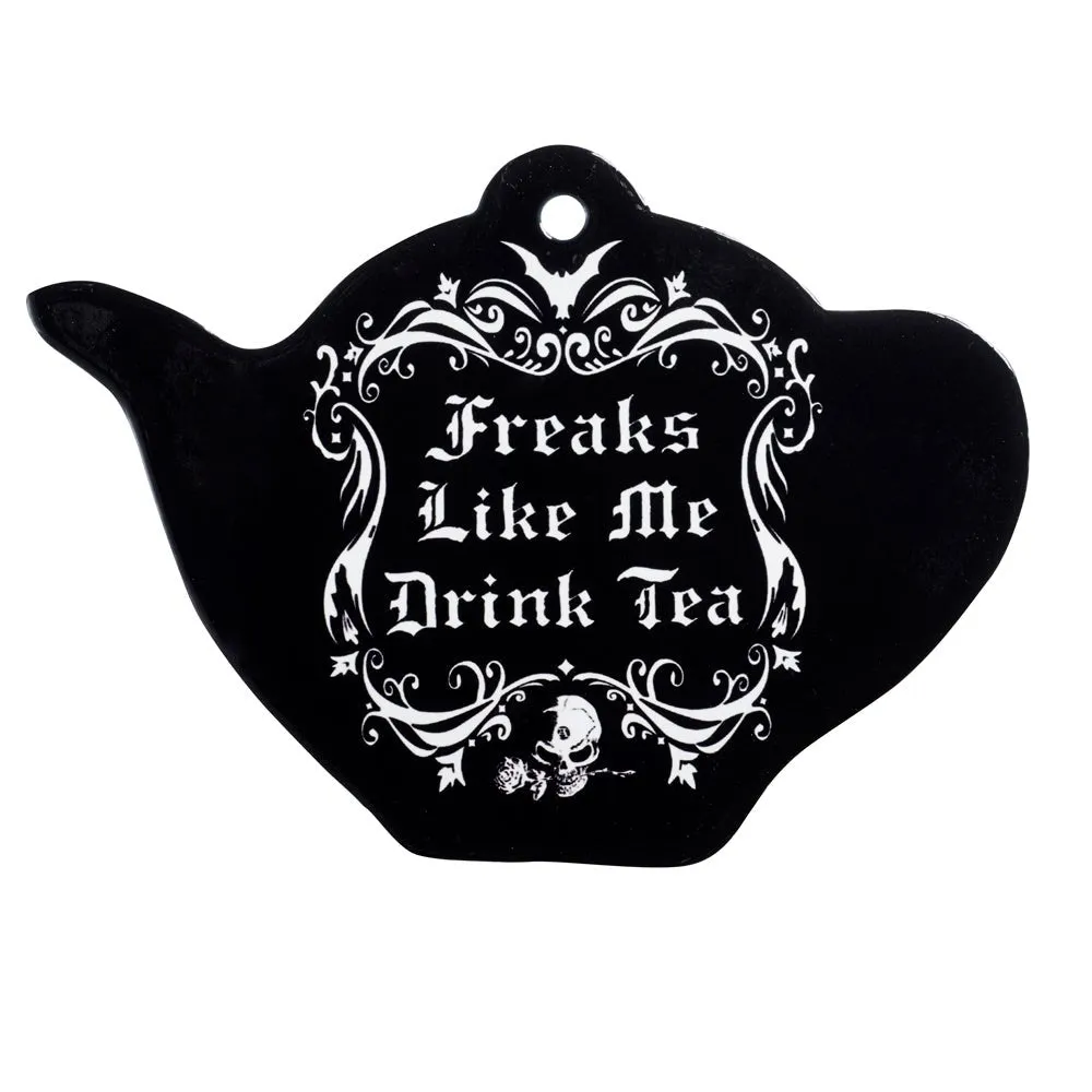 Freaks Like Me Drink Tea Coaster Trivet