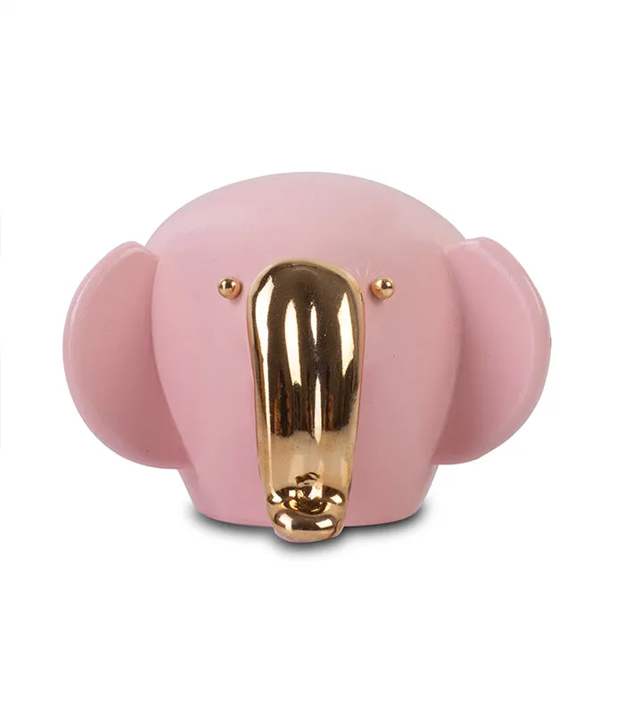 Gold Tip Pink Elephants