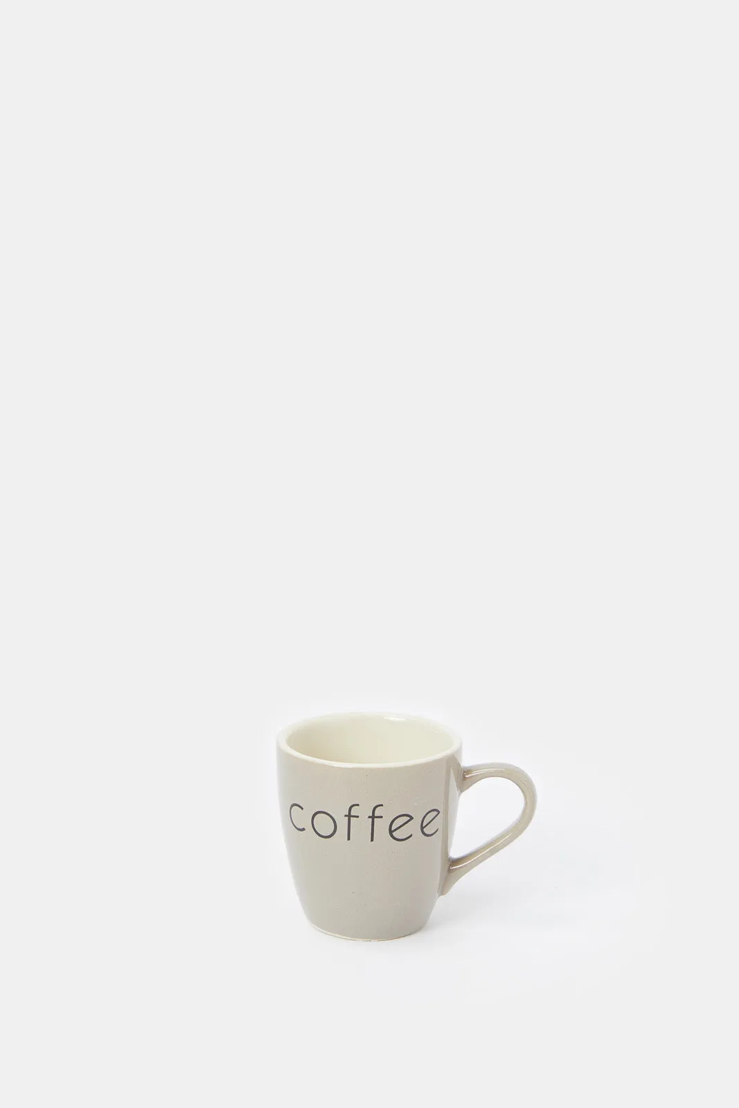 Grey Espresso Set With Wooden Stand (13 Piece)