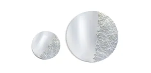 Half White Half Mirror