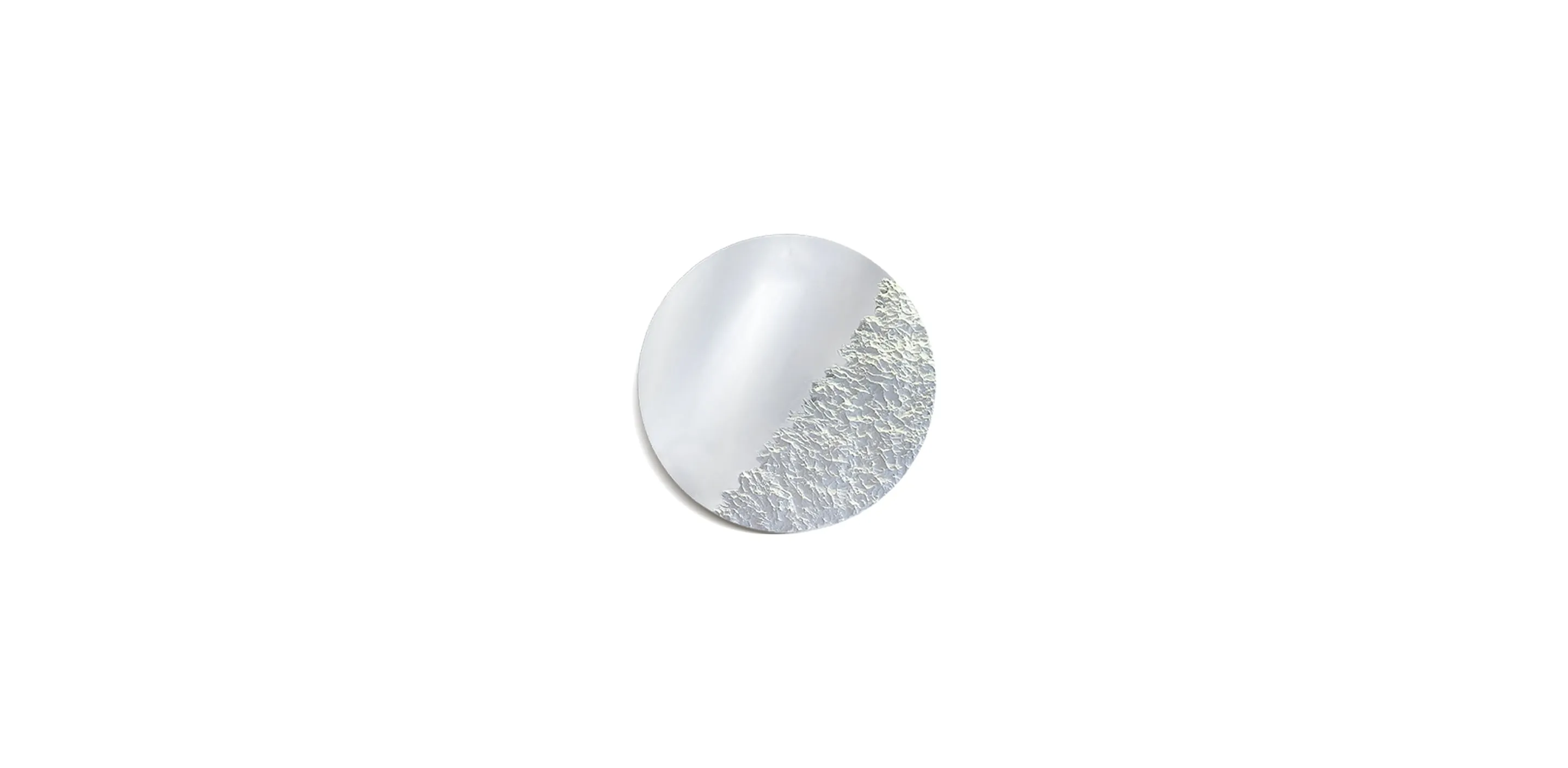 Half White Half Mirror