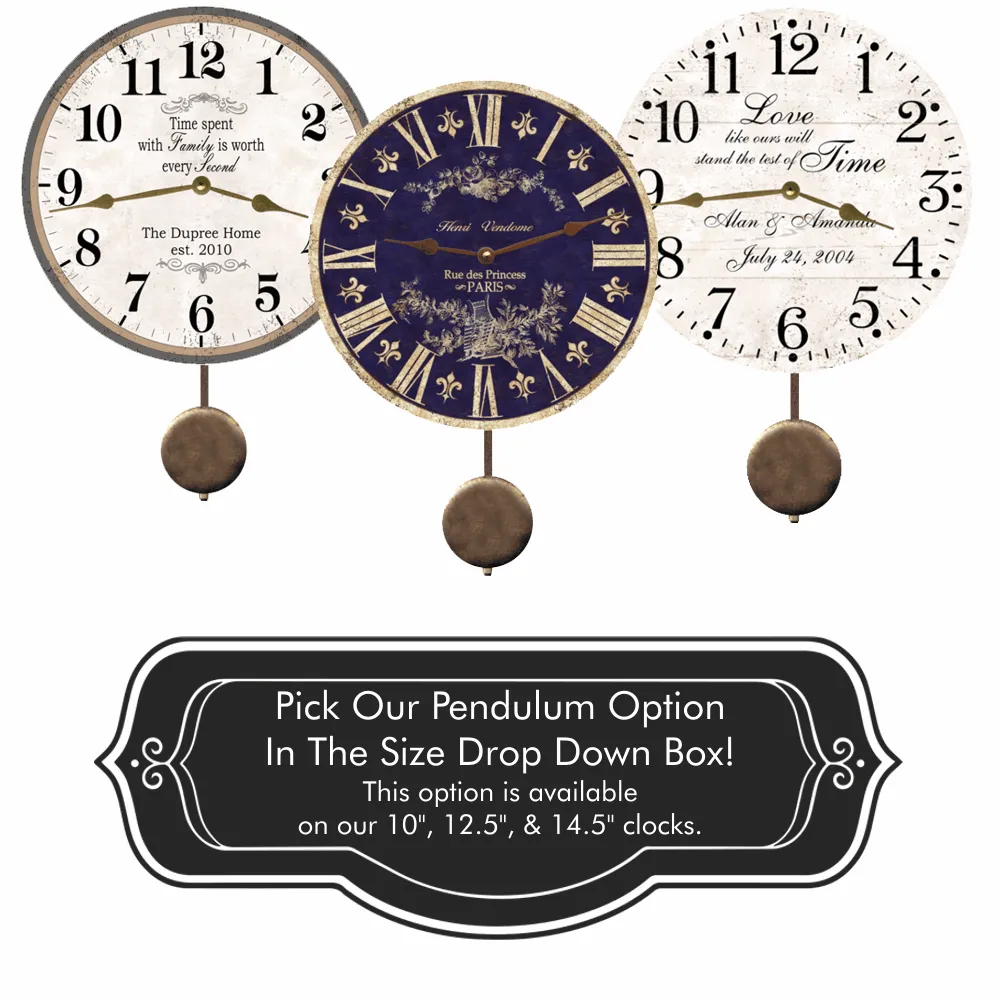 Handcrafted Salmon Fish Clock