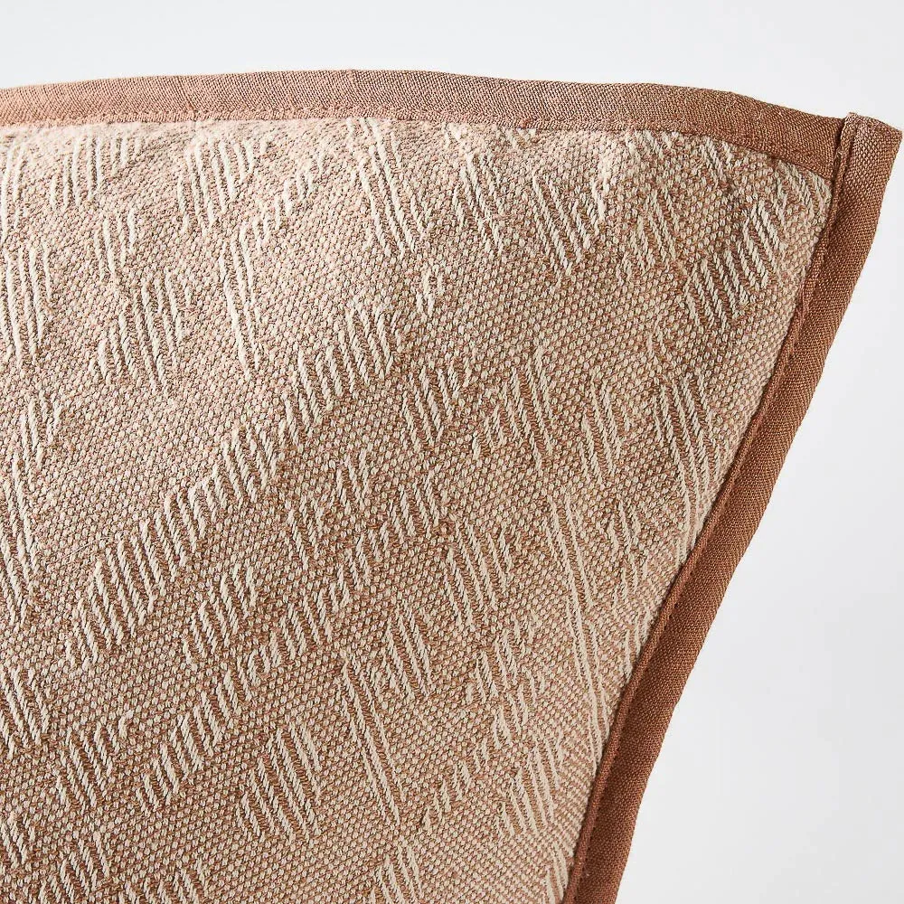 Helga Cushion | Clay/Off-White