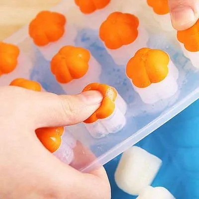 Ice Mould Flower Shape 18 Cavity Mould Pop out Ice Tray Sphere Ice Flower Mould Small Ice Flower Tray Mini Ice Cube Tray