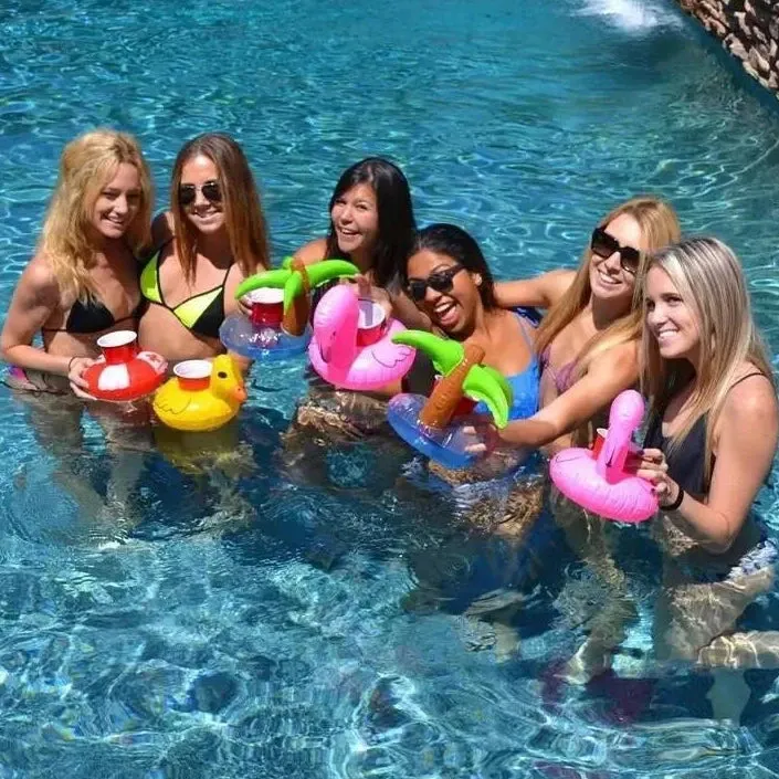 Inflatable Coaster & Water Tray - Fun Pool Party Supplies