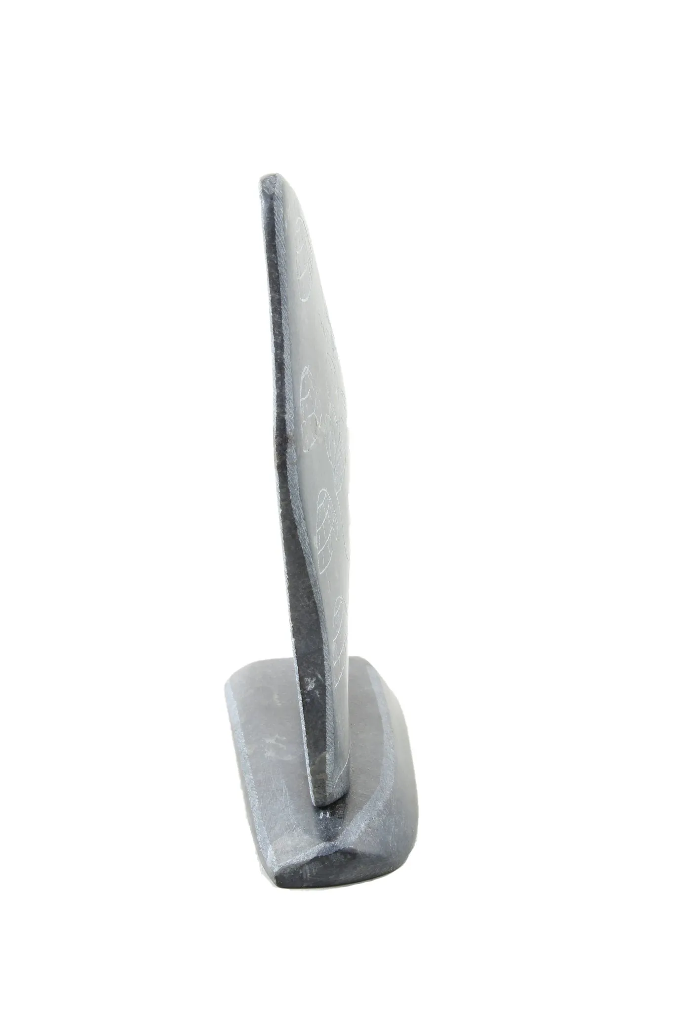 Inuit Soapstone etching by Artist Bobby Ilisituk