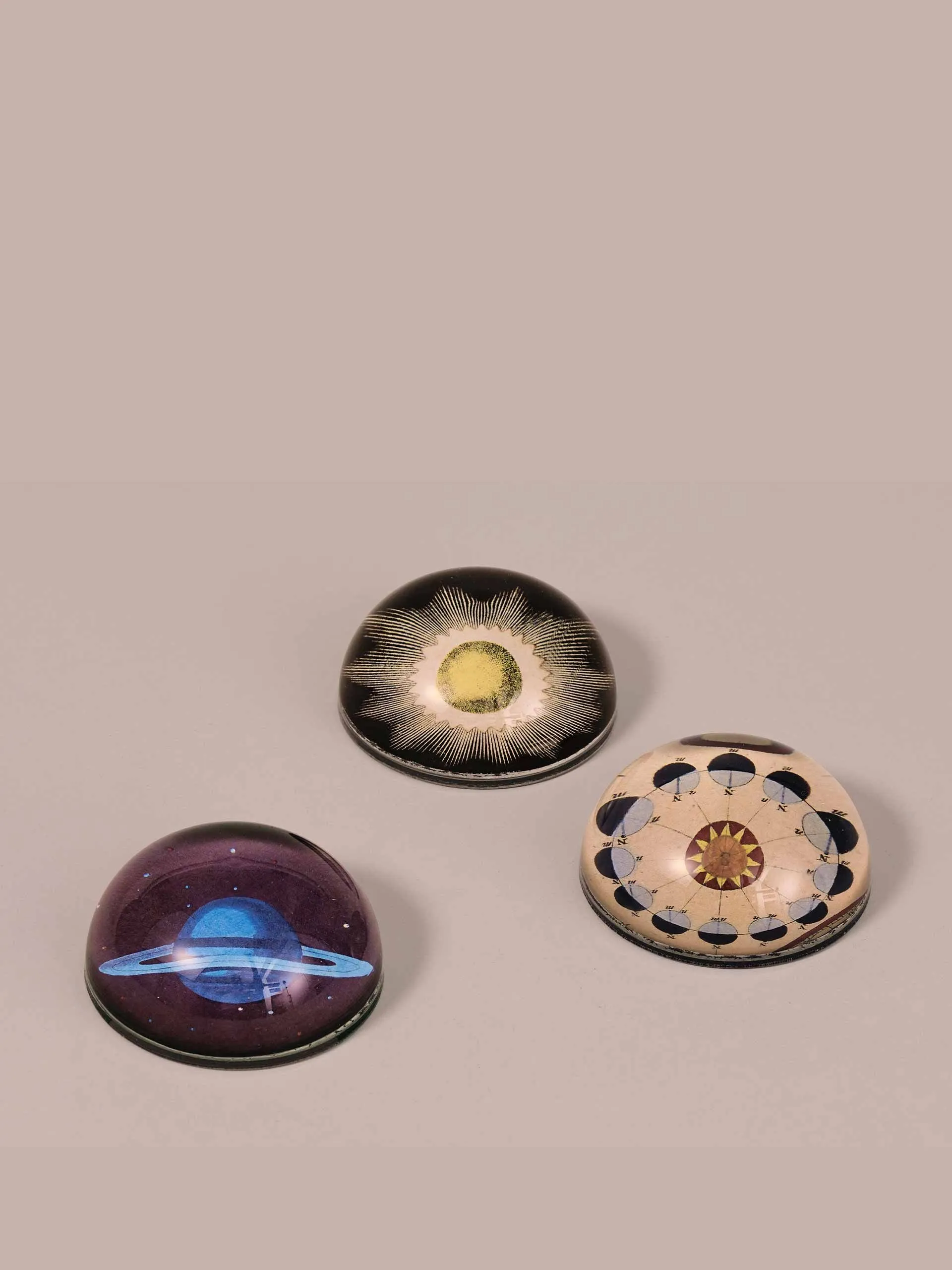 John Derian paperweights, celestial assortment