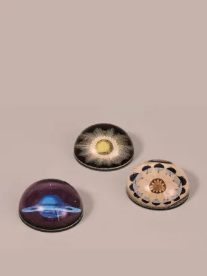 John Derian paperweights, celestial assortment