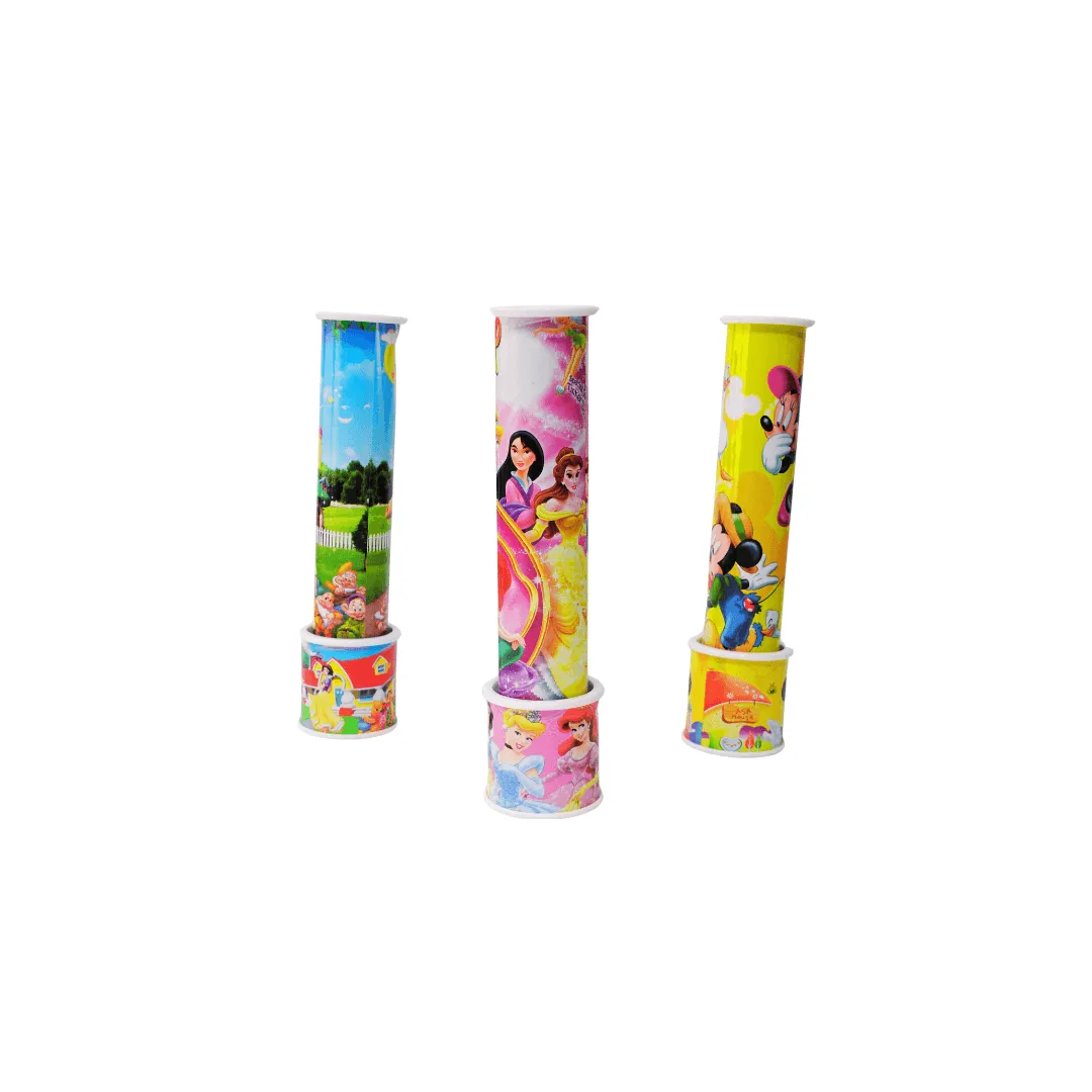 Kaleidoscope with cartoon characters for kids (Pack of 1)-Random design will be send
