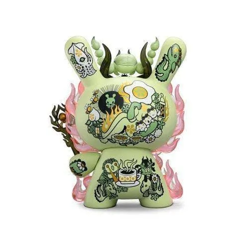 Kidrobot La Flamme by Junko Mizuno 8" Green Dunny Vinyl Figure