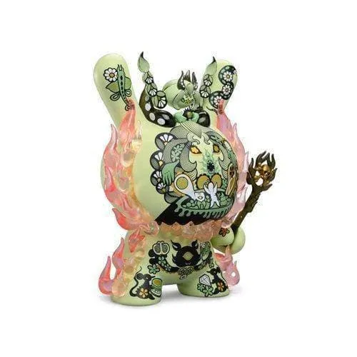 Kidrobot La Flamme by Junko Mizuno 8" Green Dunny Vinyl Figure