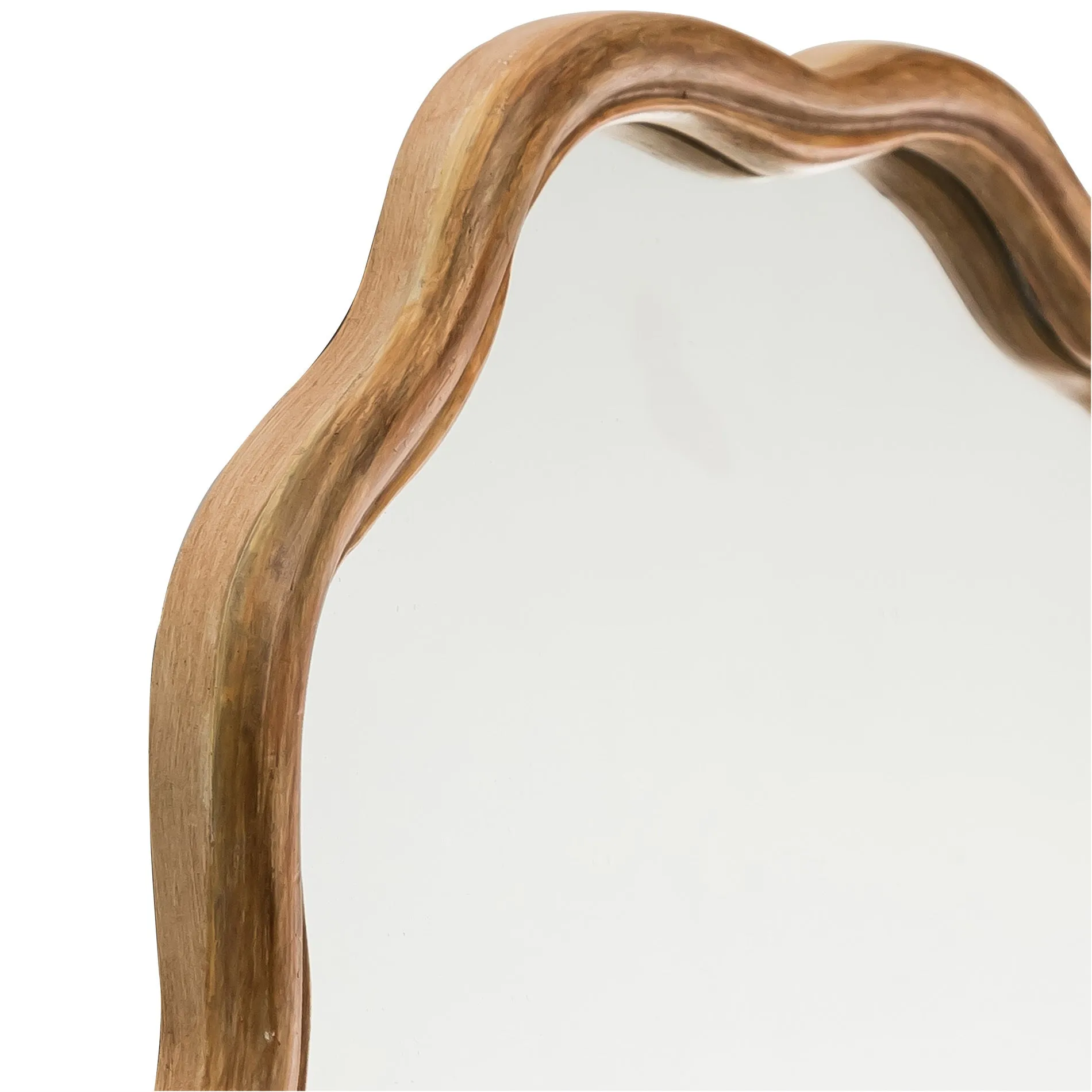 Kids' Shell Rattan Wall Mirror