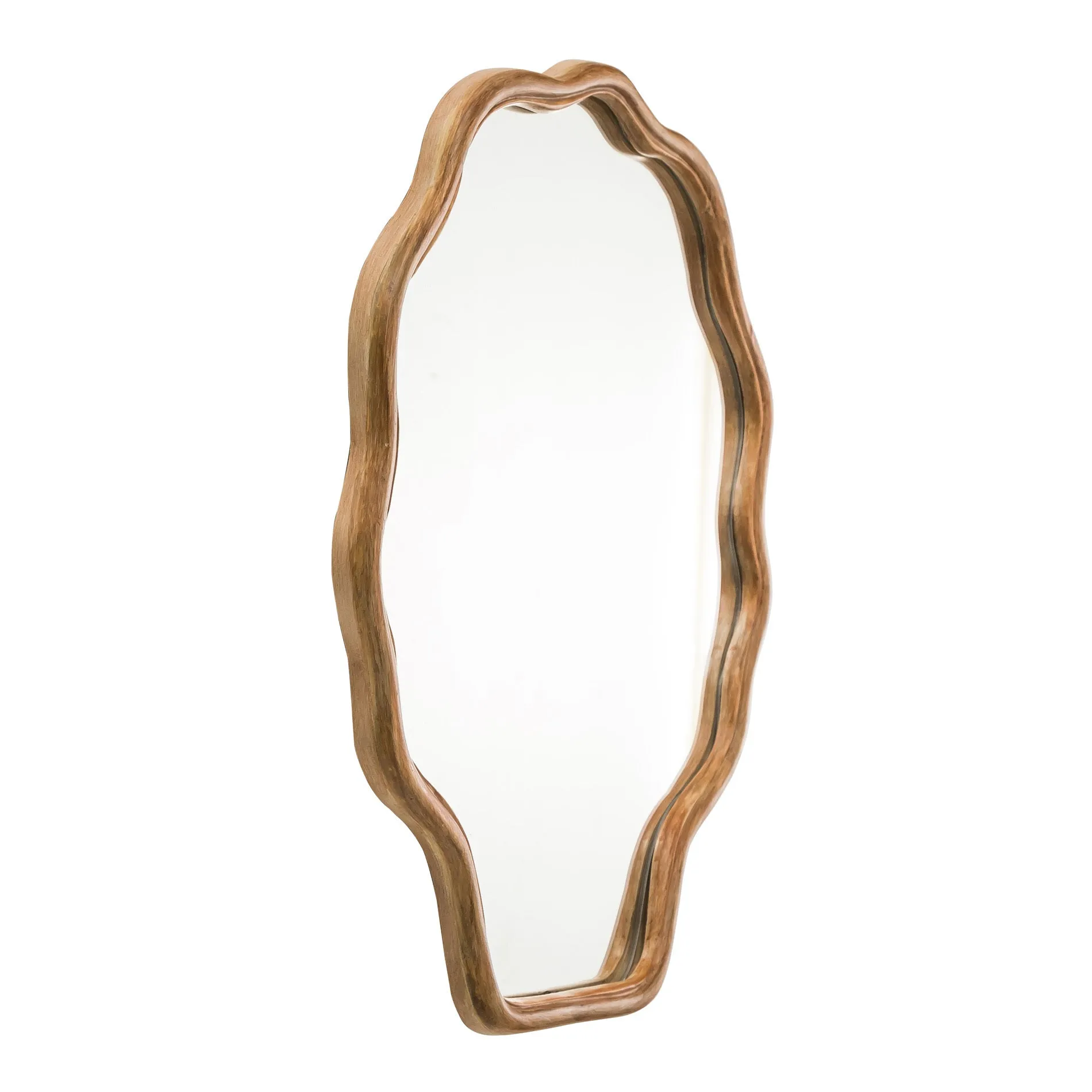Kids' Shell Rattan Wall Mirror