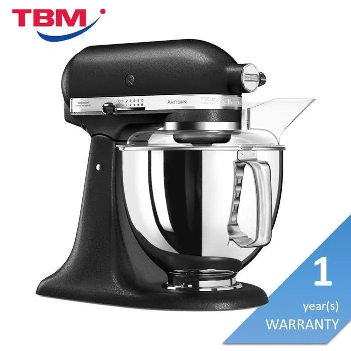 KitchenAid 5KSM175PSBBK Stand Mixer Artisan With Twin Bowls 4.8L Iron Black