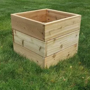 Knotty Cedar Planters