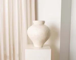 Laguna Vase, Natural White Small