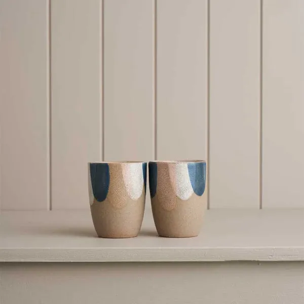 Latte Cup 2 Pack - Blue Tate