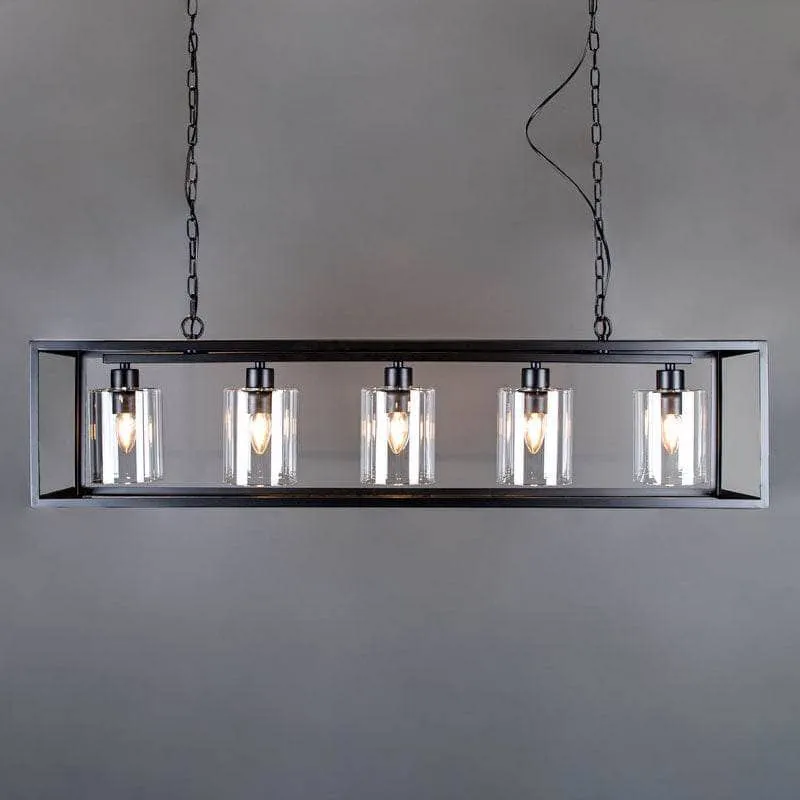 Lecce 5 Light Ceiling Pendant Light Black