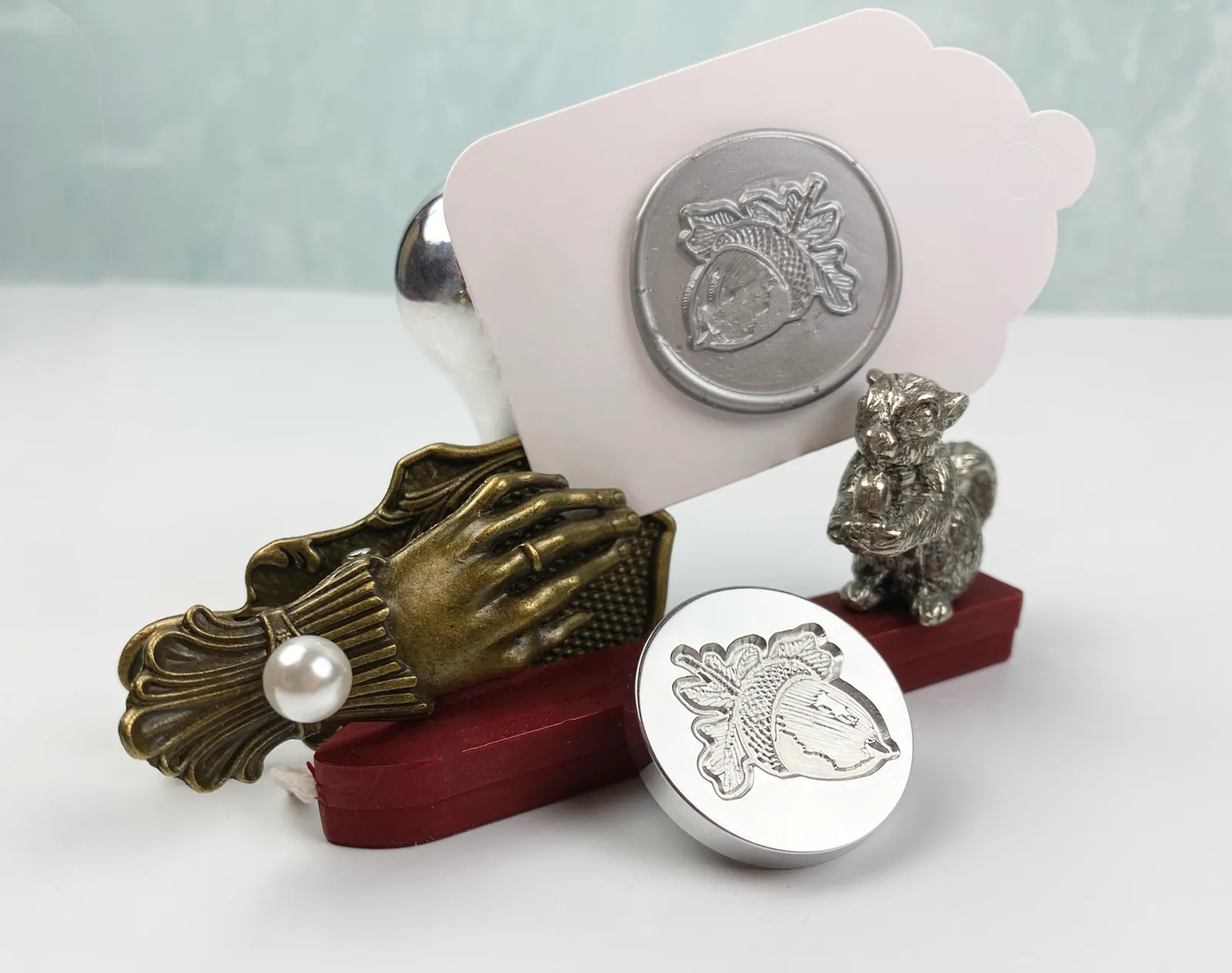 Linoleum Cut Design Wax Seal Stamps - 20  Designs