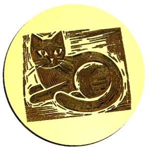 Linoleum Cut Design Wax Seal Stamps - 20  Designs