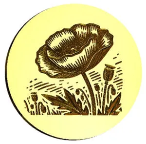 Linoleum Cut Design Wax Seal Stamps - 20  Designs