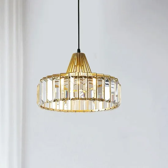 Luxury Contrast Crystal Pendant Light