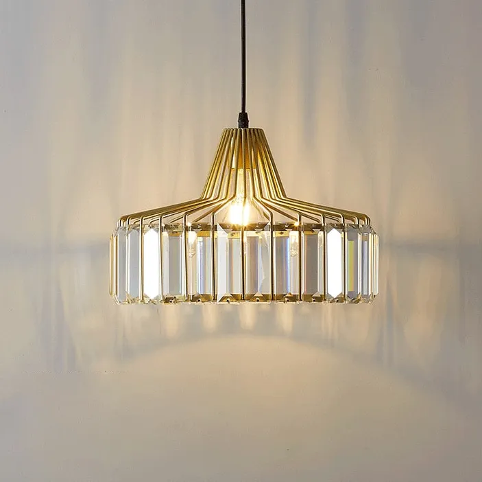 Luxury Contrast Crystal Pendant Light