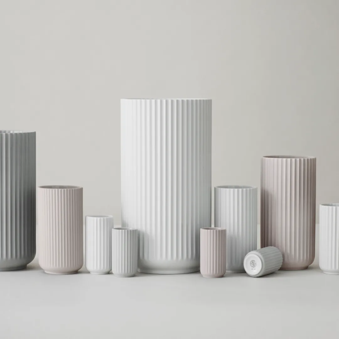 Lyngby Porcelain Vase 20.5 White
