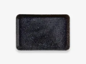 Marbled Melamine Desk Tray M Black