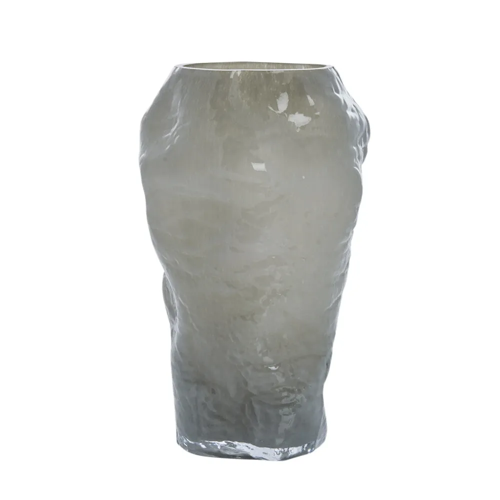 Marinella vase 18X18X30.5 cm, Silver Grey