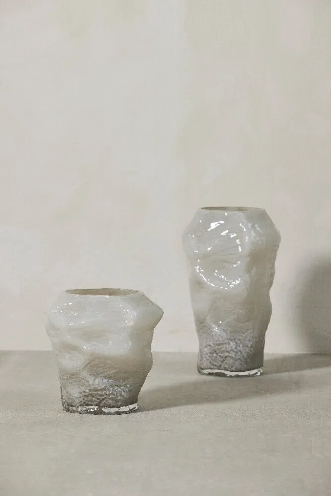 Marinella vase 18X18X30.5 cm, Silver Grey