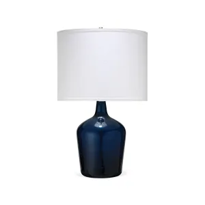 Medium Plum Jar Lamp - Blue