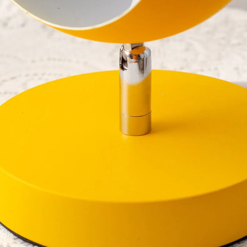 Modern Solid Color Round Ball Iron 1-Light Table Lamp