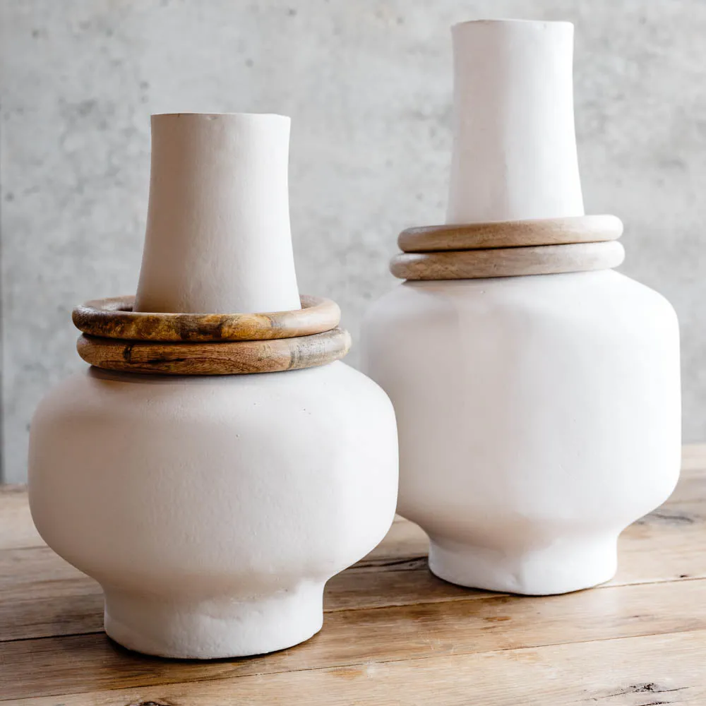 Modern Vase - Large - White