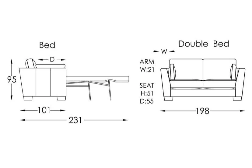 Moran Furniture Zen Sofa Bed