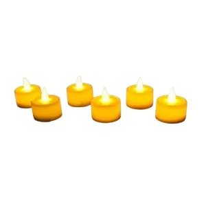 MRQUEE Janu Flameless and Smokeless Decorative Candles Led Tea Light Candle Perfect for Gifting, House, Light for Balcony Pack of 12