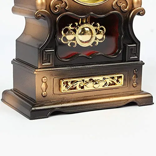 Muellery Decorative Antique Classic Design Analog Table Desk Clock for Your Room Office Living Room TPCA49994