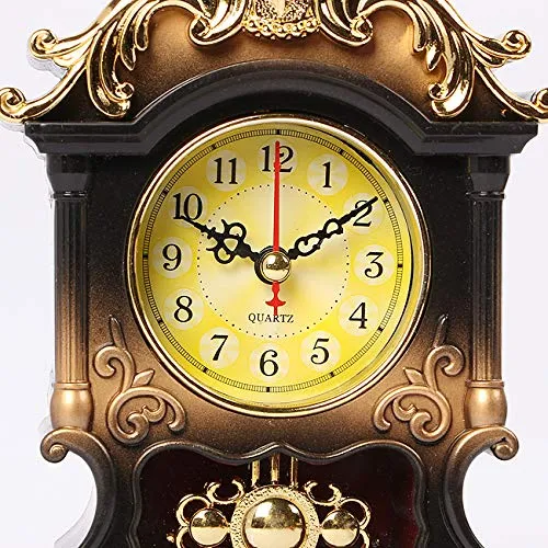 Muellery Decorative Antique Classic Design Analog Table Desk Clock for Your Room Office Living Room TPCA49994