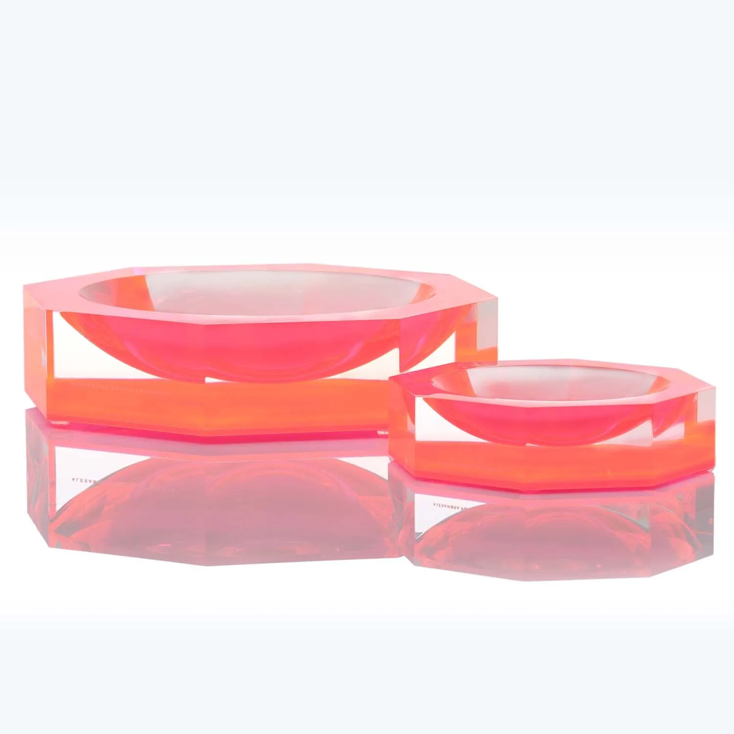 Neon Pink Nut Bowl
